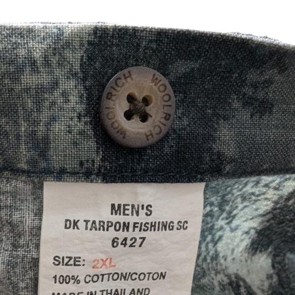 NEW ..Woolrich Mens Mountain Run Duck Tarpon Fishing Shirt...Size XXL - Picture 5 of 6